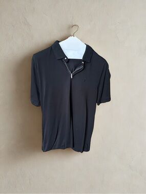 Baobab Black Short-Sleeve Polo